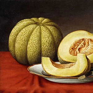 Cantaloupe, (oil on canvas)