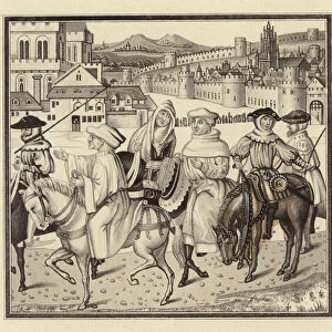 The Canterbury Pilgrimage (engraving)