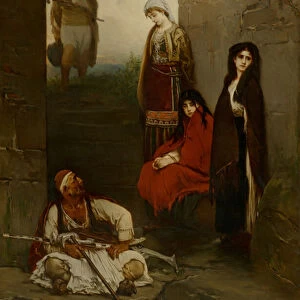 Captives (Captive Montenegrin Women), 1870 (oil on canvas)