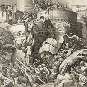 The Capture of Carthage, 1539 (woodcut)