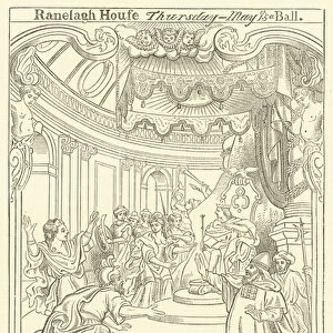 A card of invitation to Ranelagh (engraving)
