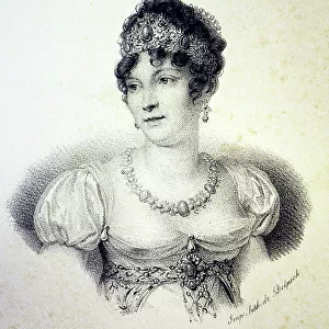 Caroline Murat, 1840 (litho)