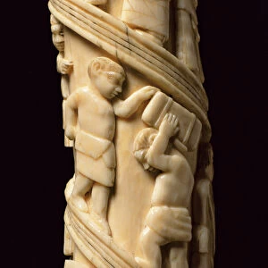 Carved Tusks, Congo (ivory) (detail of 223943)