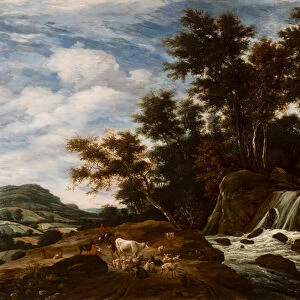The Cascade (oil on panel)
