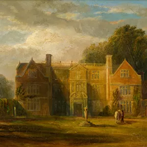Castle Bromwich Hall, Warwickshire, c. 1827-91 (oil on board)
