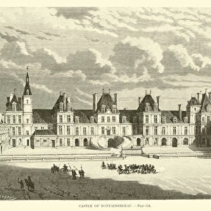 Castle of Fontainebleau (engraving)
