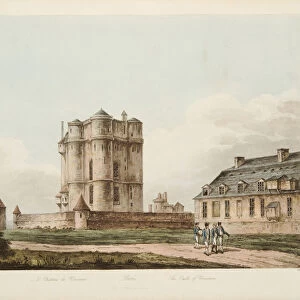 The Castle of Vincenne, illustration from Versailles, Paris and Saint Denis