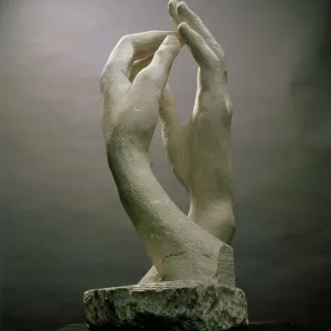 Fine Art Finder Print of Rodin's The Cathedral Plaster Fine Art Finder Print of Rodin's The Cathedral Plaster
