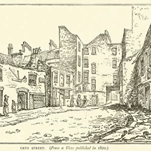 Cato Street, from a view published in 1820 (engraving)