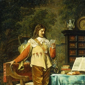 The Cavalier (oil on panel)