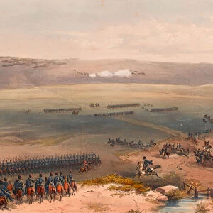 The Cavalry Affair of the Heights of Bulganak - the First Gun