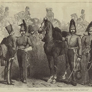 Cavalry and Artillery Reinforcements for the War (engraving)