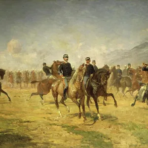 Cavalry Units during Exercise by E. Cugia Cavalry Units during Exercise by E. Cugia