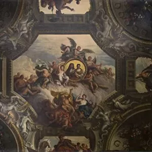 Ceiling of the Upper Hall in the Painted Hall, c. 1707-27 (wall painting)