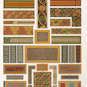 Celtic Style, plate XXXVIII from Polychrome Ornament, engraved by Painleve
