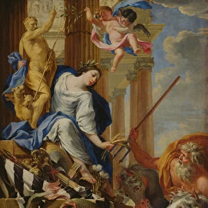 Ceres Vanquishing the Attributes of War (oil on canvas)