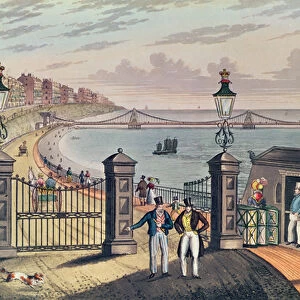 The Chain Pier on the front at Brighton, designed and erected by Captain S. Brown R