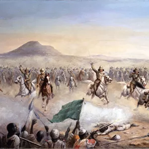 The Charge of the 21st Lancers at Omdurman, 2 September 1898 (oil on canvas)