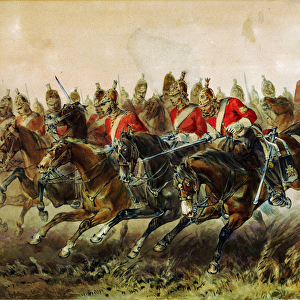 The Charge of the Light Brigade during the Battle of Balaclava (bataille de Balaklava
