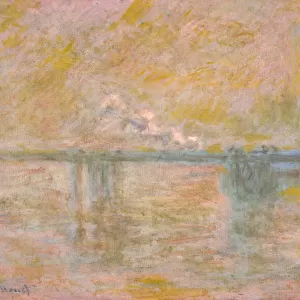 Charing-Cross Bridge in London, c. 1902 (oil on canvas)