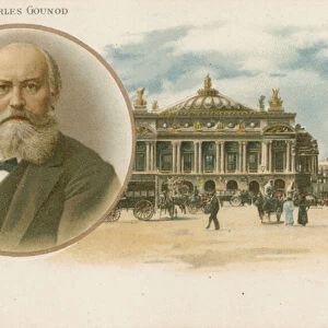 Charles Gounod, French composer (chromolitho)