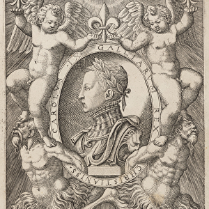 Charles IX of France, pub. c. 1567 (engraving)