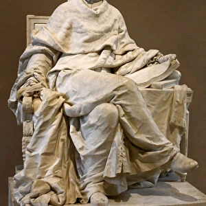 Charles de Secondat Baron de Montesquieu, (1689-1755) (marble)