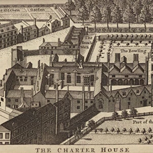 The Charter House, London (engraving)
