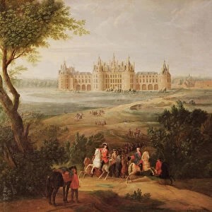 The Chateau de Chambord, 1722 (oil on canvas)