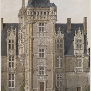 Chateau of Saint-Ouen, Mayenne, illustration from Les Chateaux de la vallee de la