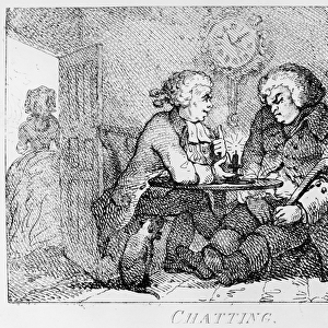 Chatting, illustration from Picturesque Beauties of Boswell, Part the First