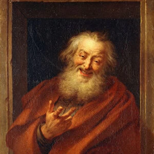 The Cheerful Democritus, 1746 (oil on canvas)