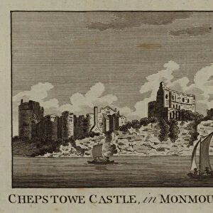 Chepstowe Castle, in Monmouthshire (engraving)