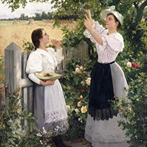 The Cherry Pickers, 1894 (oil on canvas)