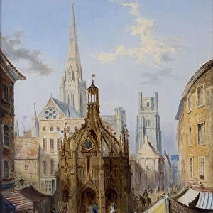 Chichester Cross (oil on canvas)