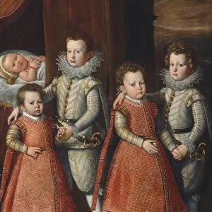 The Children of Giordano Orsini (oil on canvas)