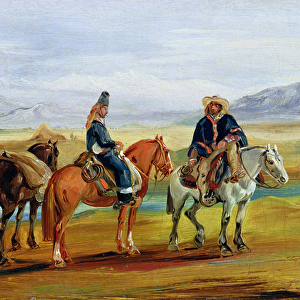 Chilean Huasos, c. 1836 (oil on canvas)