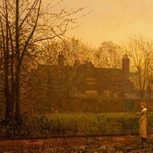 The Chill of Autumn, 1881 (oil on board)