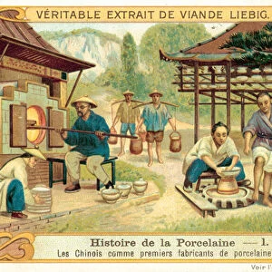 The Chinese, first makers of porcelain (chromolitho)