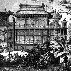 Chinese Pavilion, Paris World Fair, 1867 (engraving)