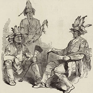 Chippewa Indian Chiefs at Montreal (engraving)
