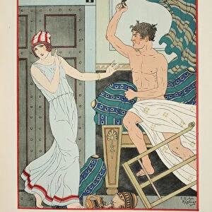 Choleric Rage, illustration from The Works of Hippocrates, 1934 (colour litho)