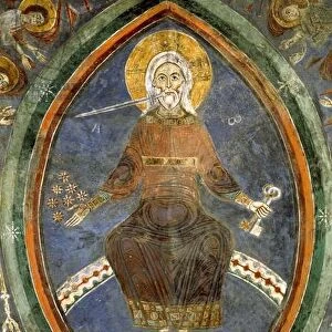 Christ of the Apocalypse, Crypt of Anagni Cathedral, 1237 (fresco)