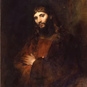 Christ with Arms Folded par Rembrandt van Rhijn (1606-1669)