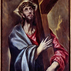 Christ bearing the cross Painting by Domenikos Theotokopoulos dit El Greco (1541-1614