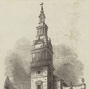 Christ-Church, Newgate-Street (engraving)