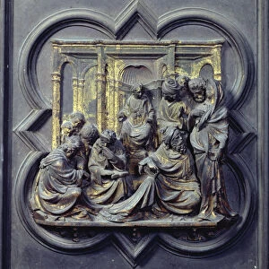 Christ Amongst the Doctors, fourth panel of the North Doors of the Baptistery of San