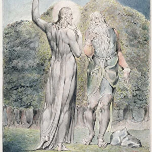 Christ Tempted by Satan to Turn the Stones to Bread, illustration from