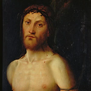 Christ Tied to the Column (oil on panel)