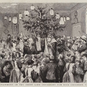 Christmas Entertainment in the Jenny Lind Infirmary for Sick Children, Norwich (engraving)